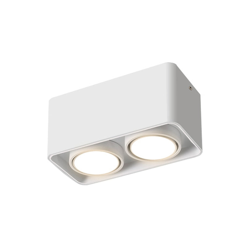 Plafonnier LED en forme de géométrie, montage encastré en aluminium, Style moderne et Simple, pour salon et chambre à coucher