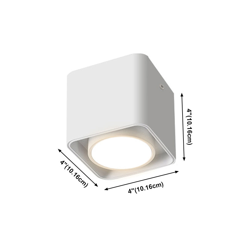 Plafonnier LED en forme de géométrie, montage encastré en aluminium, Style moderne et Simple, pour salon et chambre à coucher