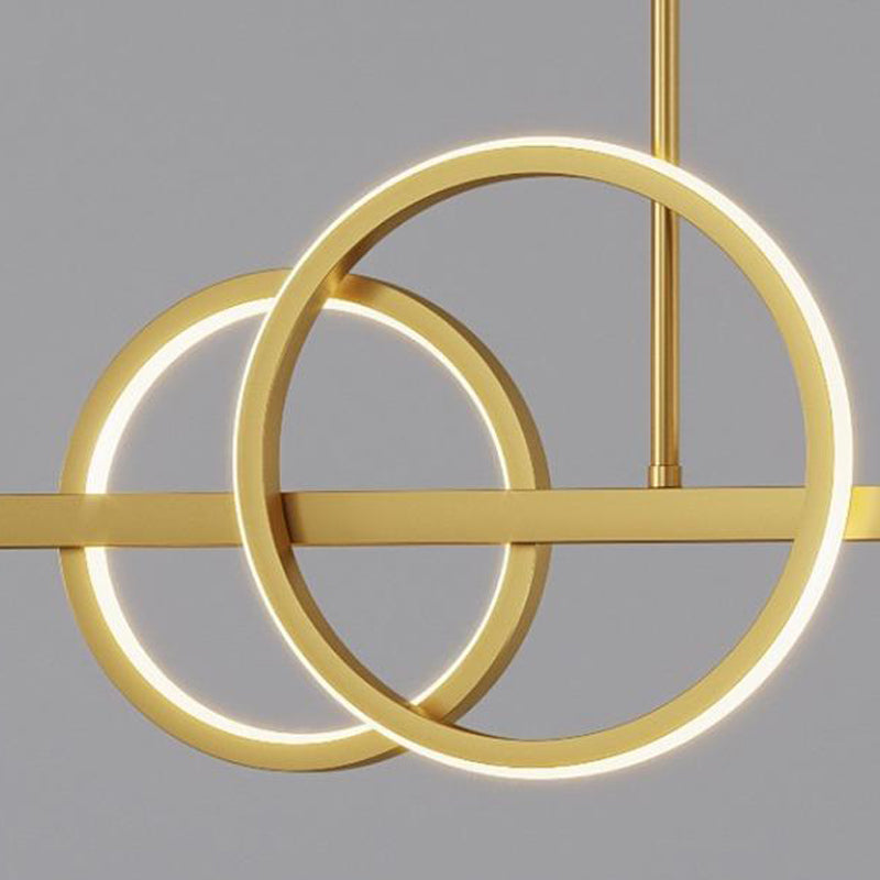 Luces de lámparas de la isla contemporánea Sphere Glass Island Lights para cocina