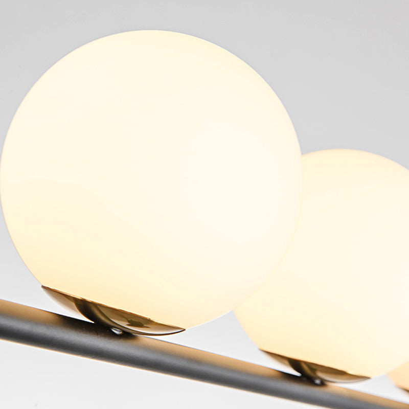 Contemporary Island Light Fixtures Geometric Glass Island Chandelier Lights for Dining Room