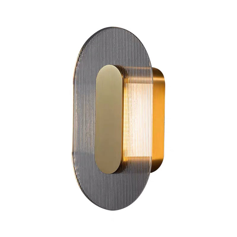 Glass Geometric Wall Sconce Lights Modern Style 1 Light Wall Lighting Ideas