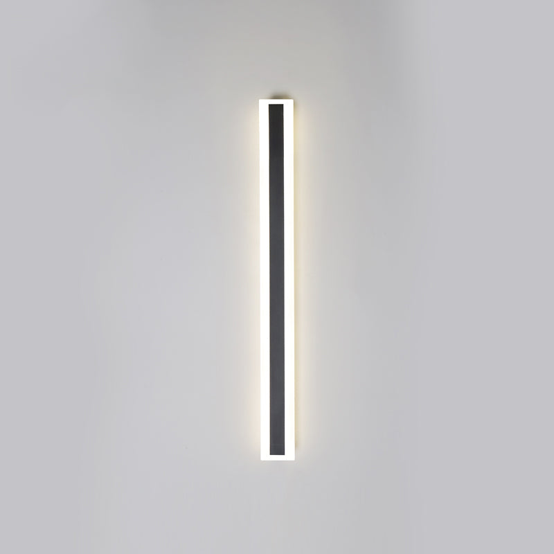 Lineare Form Metall Wandleuchten moderner Stil 1 Lichtwandbeleuchtung