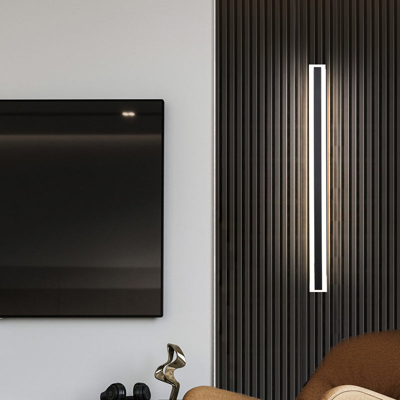 Lineare Form Metall Wandleuchten moderner Stil 1 Lichtwandbeleuchtung