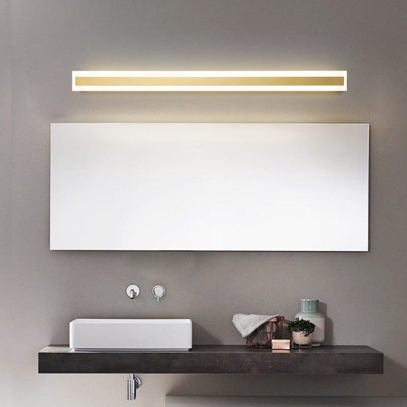 Lineare Form Metall Wandleuchten moderner Stil 1 Lichtwandbeleuchtung