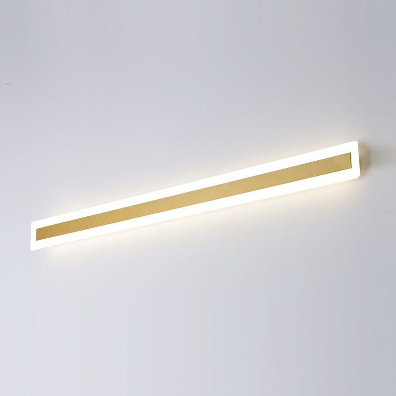 Lineare Form Metall Wandleuchten moderner Stil 1 Lichtwandbeleuchtung