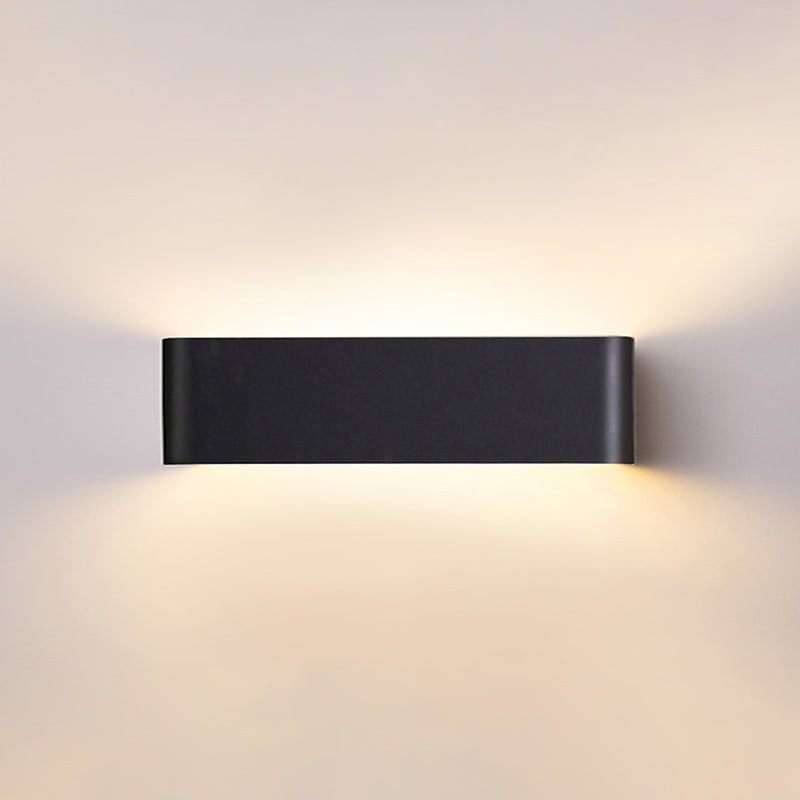 Forme carrée Applexion murale en métal moderne Lumière murale à 1 lumière