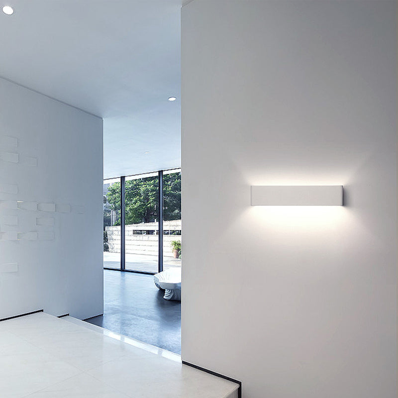 Forme carrée Applexion murale en métal moderne Lumière murale à 1 lumière