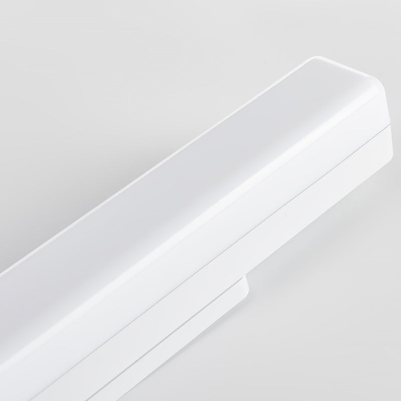 Lineare Form Metallwand Leuchten moderne 1 leichte Spiegel Wandhalterung Leuchte in Weiß