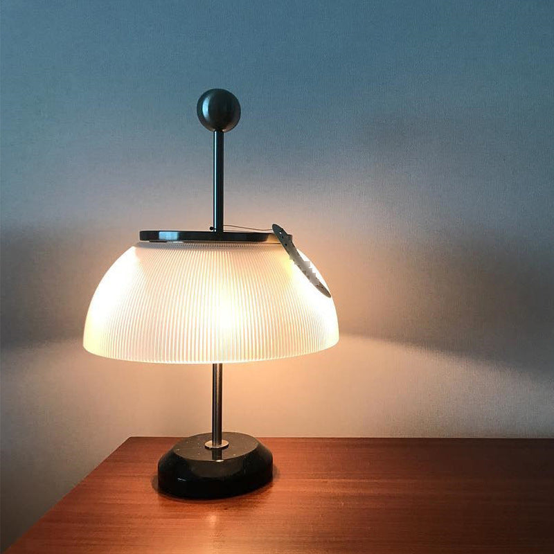 Glass Dome Table Lamp Modern Style 1 Light Night Table Lamps