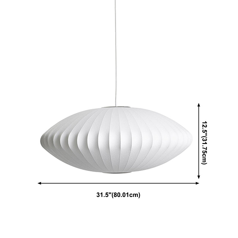 1-leichte Trommelhängung Anhänger moderne Seide hängende Beleuchtung für Wohnzimmer