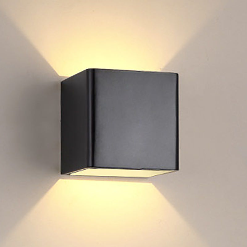 Luce murale in alluminio nordico geometrica geometrica con parete a led per soggiorno