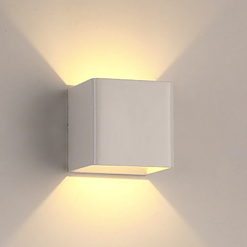Luce murale in alluminio nordico geometrica geometrica con parete a led per soggiorno