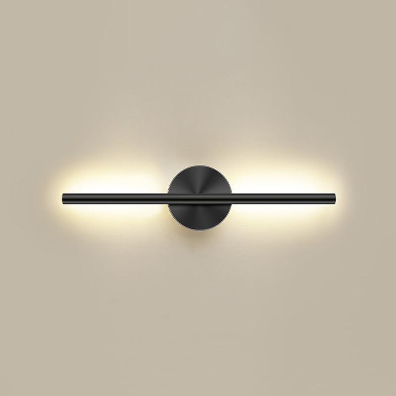 Zeitgenössische Metall Wandleuchte gerade Form LED Wandleuchte für Schlafzimmer