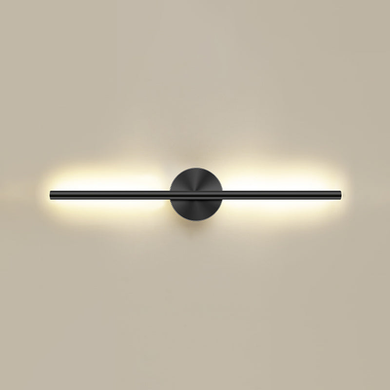 Zeitgenössische Metall Wandleuchte gerade Form LED Wandleuchte für Schlafzimmer