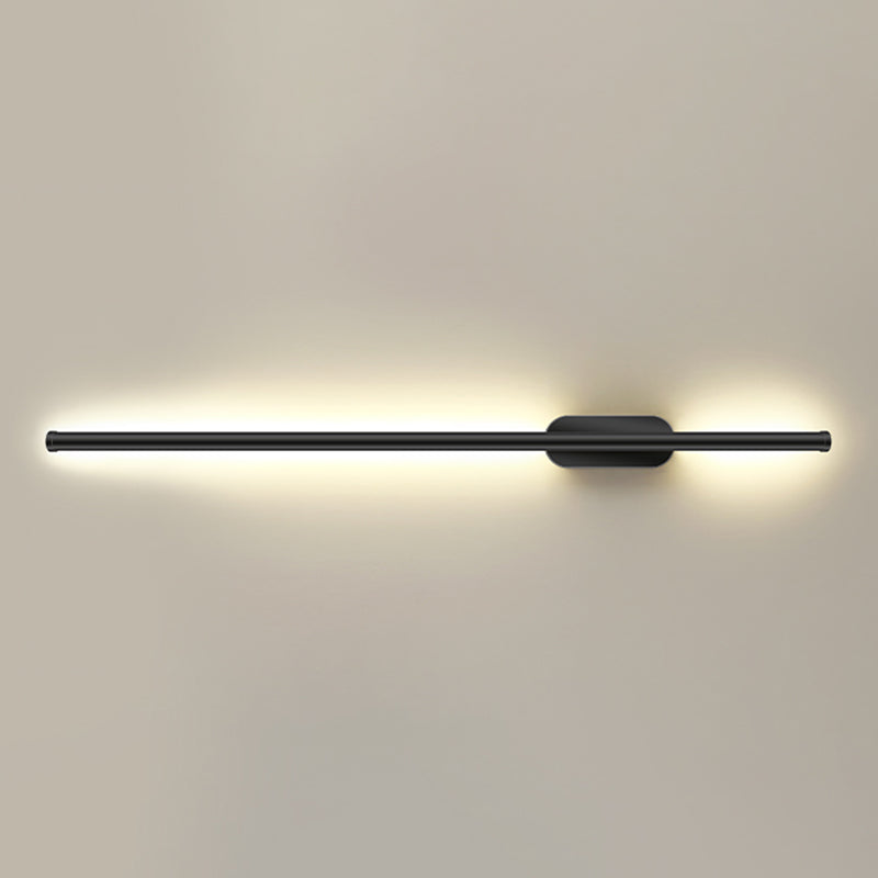 Zeitgenössische Metall Wandleuchte gerade Form LED Wandleuchte für Schlafzimmer