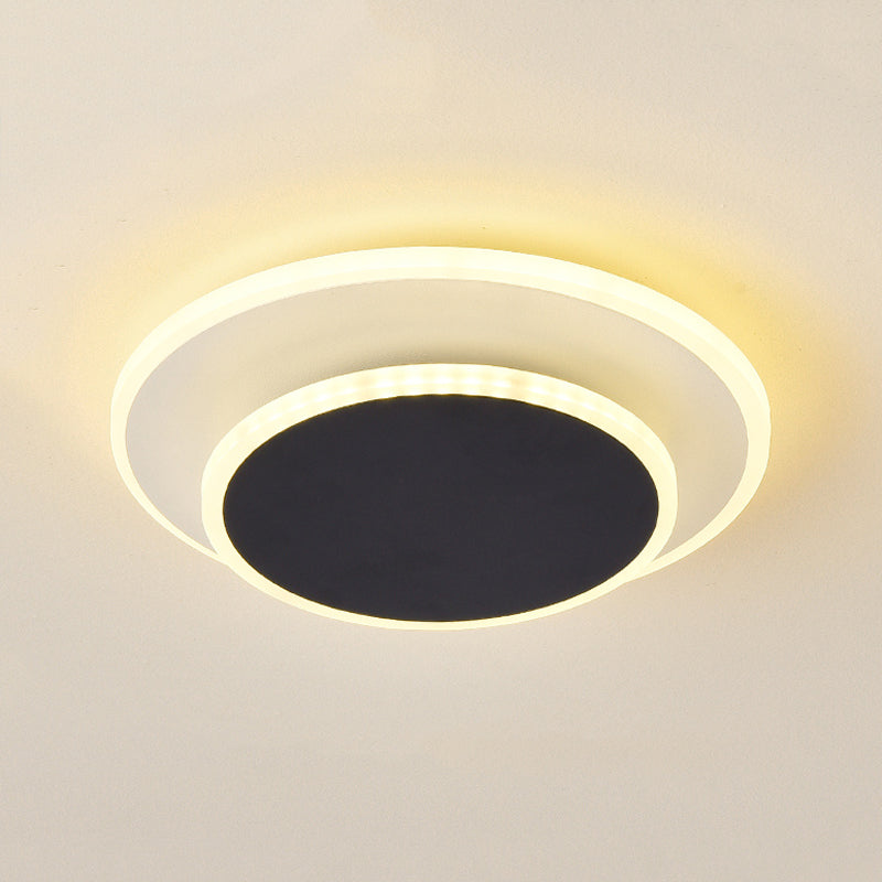 Contemporary Flush Mount Ceiling Lighting Fixture LED Ceiling Light for Bedroom