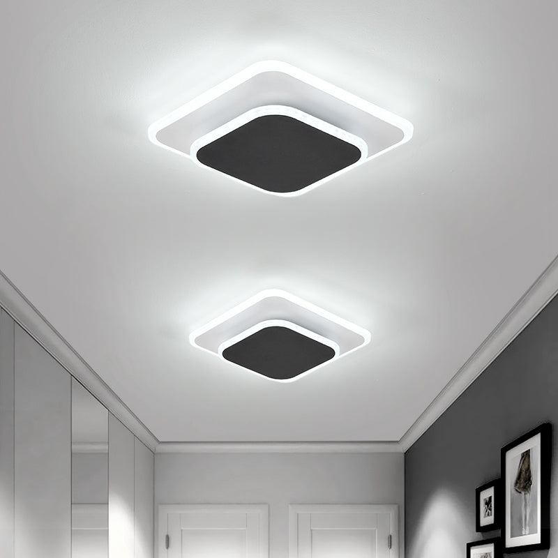Contemporary Flush Mount Ceiling Lighting Fixture LED Ceiling Light for Bedroom