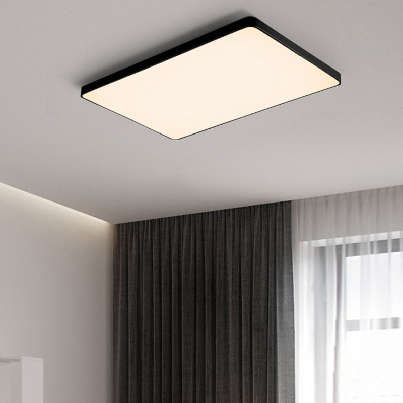 Contemporary Flush Mount Ceiling Lighting Fixture Geometry LED Ceiling Light for Bedroom
