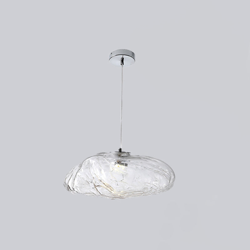 Pendentif en verre nordique en forme de nuage en forme de verre à couches