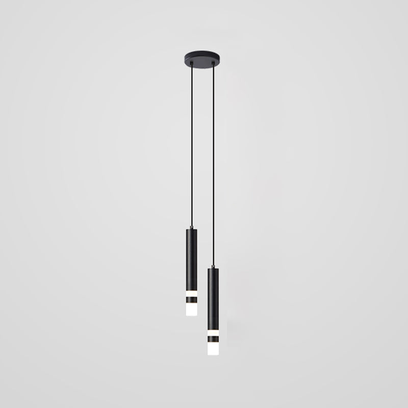 Lumière suspendue métallique