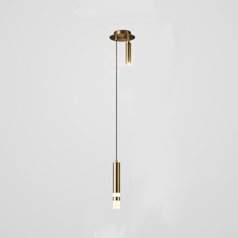 Lumière suspendue métallique