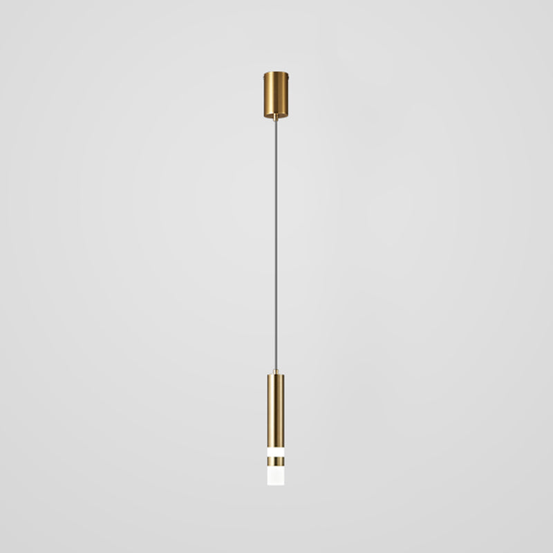 Lumière suspendue métallique