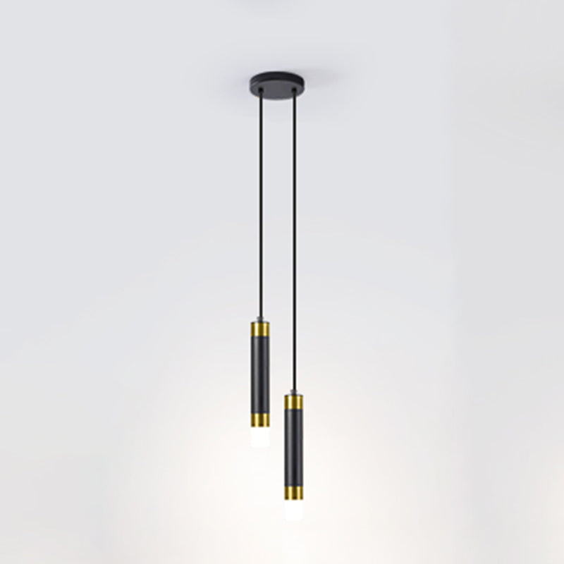 Lumière suspendue métallique