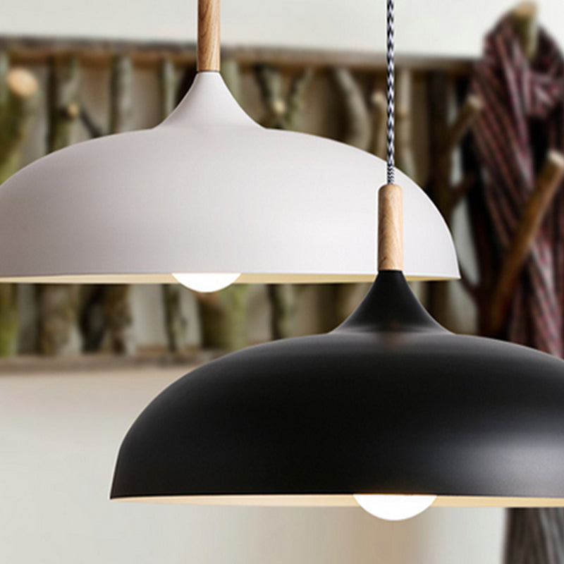 Apparecchio di illuminazione a sospensione in metallo a sospensione industriale per soggiorno