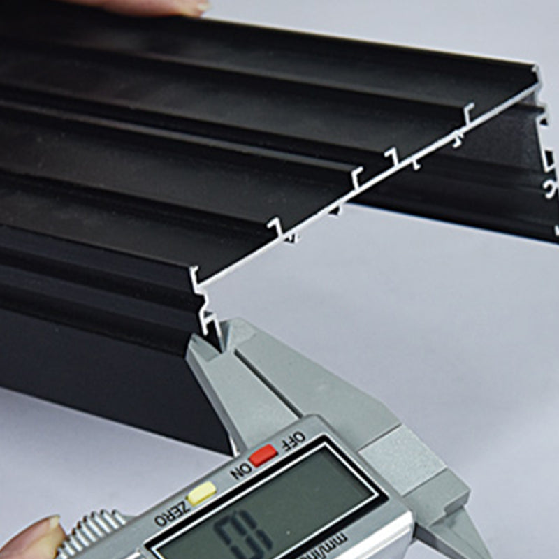 Schwarz Aluminium Island Leuchte Moderne 1-Licht-Büro-Hanglampe mit Plastikschatten