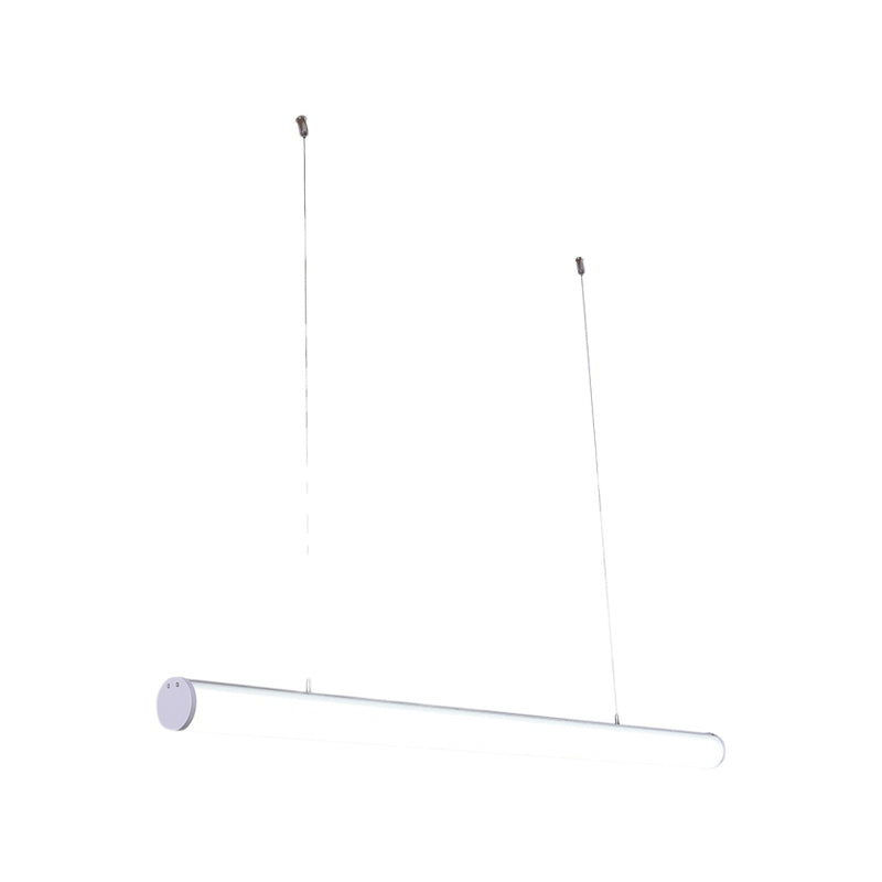 Aluminium Island Leuchte Einfacher Stil 1-Licht-Zylinderrestaurant LED Hanging Lampe