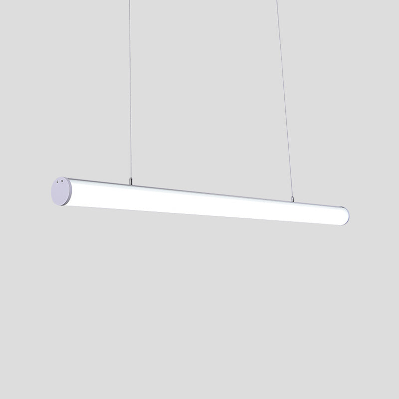 Aluminium Island Leuchte Einfacher Stil 1-Licht-Zylinderrestaurant LED Hanging Lampe