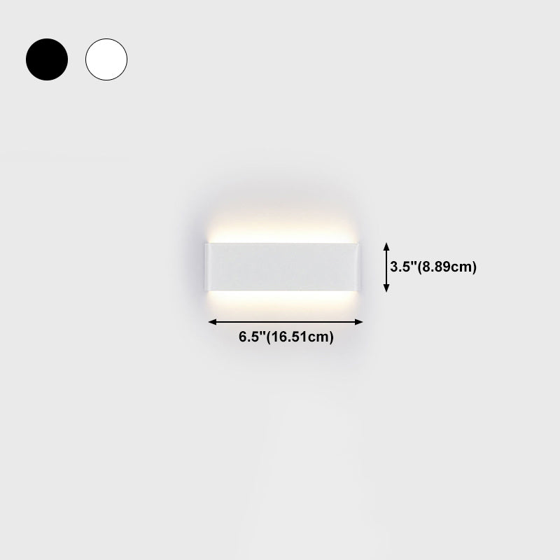 Zeitgenössische Wandleuchte gerade Form LED -Wandleuchten mit Aluminium für Schlafzimmer