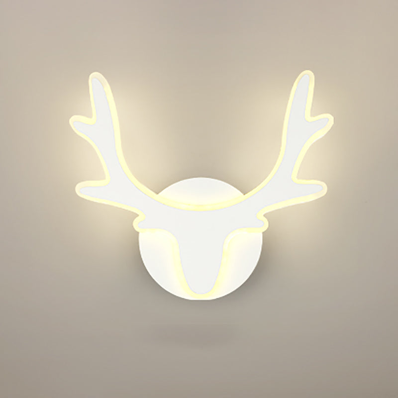 Contemporary Wall Light Geometric Shape LED Wall Sconce with Metal for Living Room