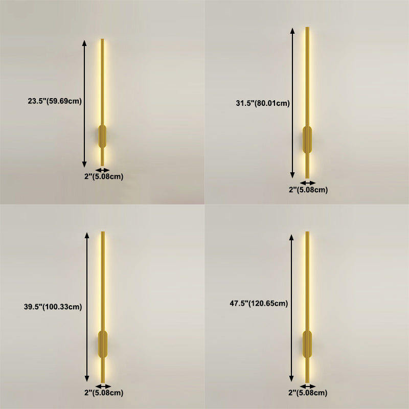 Luce murale in alluminio nordico Luce minimalista a LED SCONCE LED per camera da letto