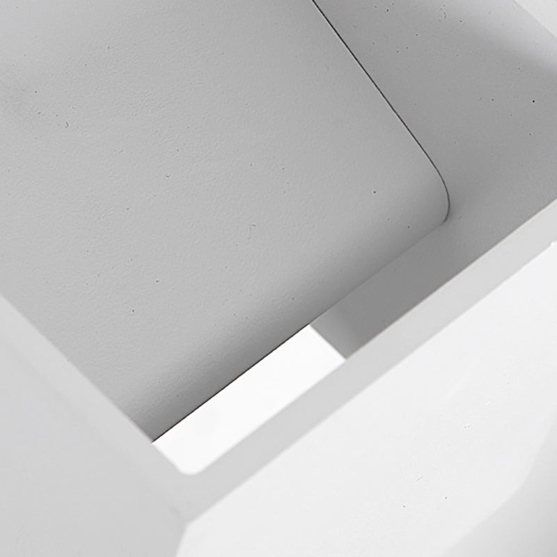 Moderner Stil Leuchte Würfel 2 Lichter Wandscheibe mit Metall für Schlafzimmer