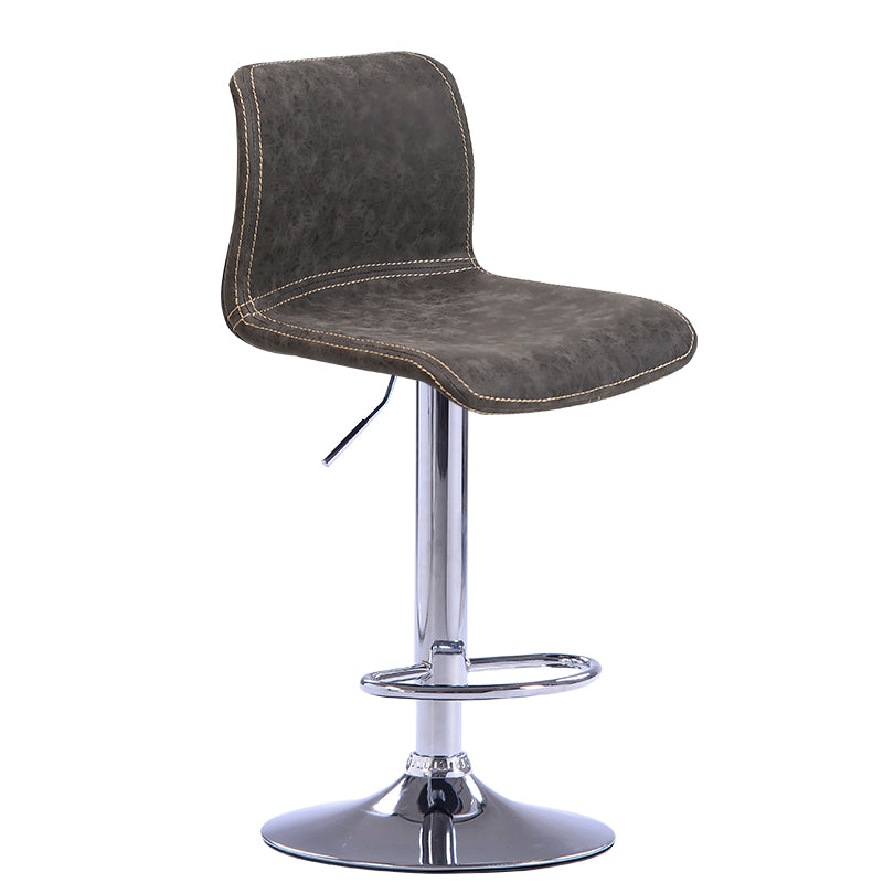 Modern Swivel Adjustable Height Bar Stool Indoor Bar Stool with Low Back