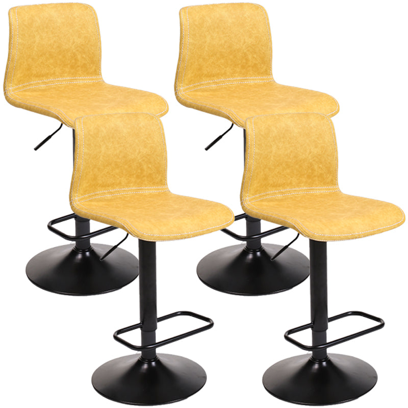 Modern Swivel verstelbare hoogte Bar kruk binnen barkruk met lage rug