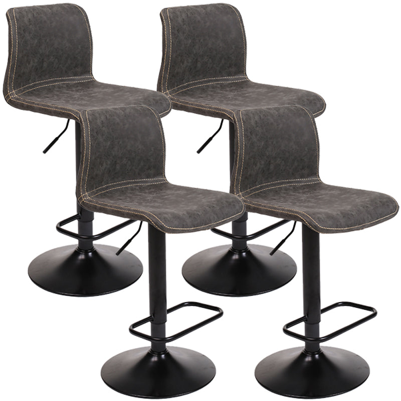 Modern Swivel verstelbare hoogte Bar kruk binnen barkruk met lage rug