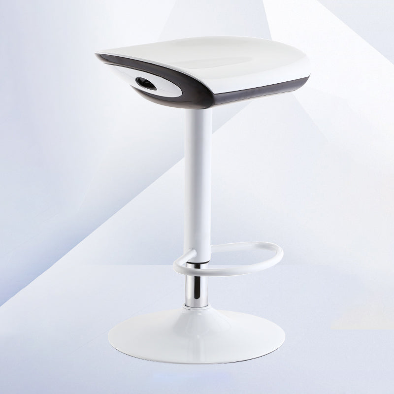 Industrial Style Bar-stool with Adjustable Height Metal Leg for Counter Restaurant,1 Piece