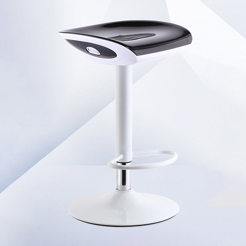 Industrial Style Bar-stool with Adjustable Height Metal Leg for Counter Restaurant,1 Piece