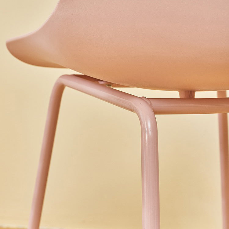 Zeitgenössisches Design Plastik Dachgüter Armless Stuhl Solid Back Stuhl für Zuhause