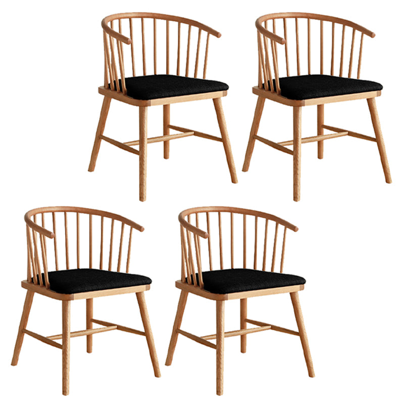 Contemporary Style Dining Wooden Chair Kitchen Dining Armless Side Chairs