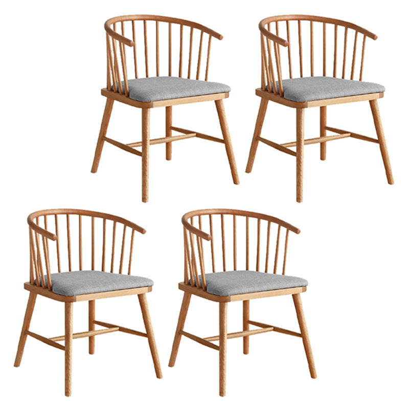 Contemporary Style Dining Wooden Chair Kitchen Dining Armless Side Chairs