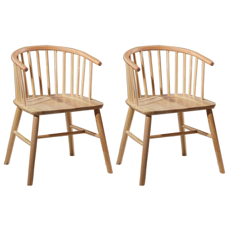 Contemporary Style Dining Wooden Chair Kitchen Dining Armless Side Chairs