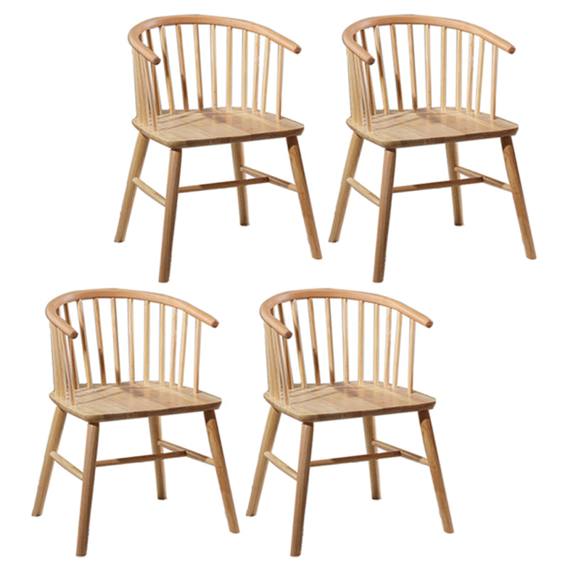 Contemporary Style Dining Wooden Chair Kitchen Dining Armless Side Chairs