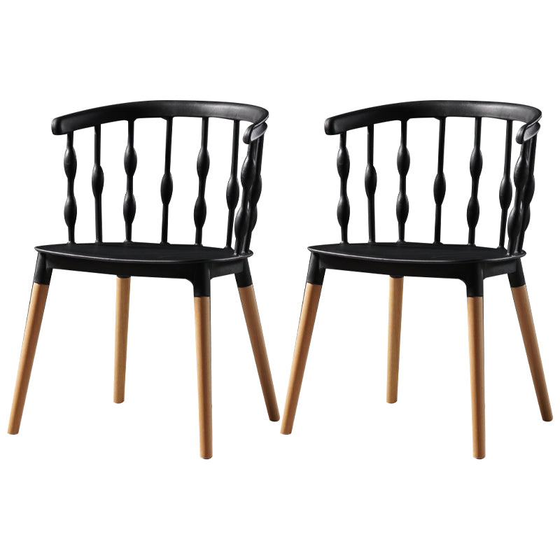 Contemporary Style Dining Wooden Chair Kitchen Wingback Side Arm Chair