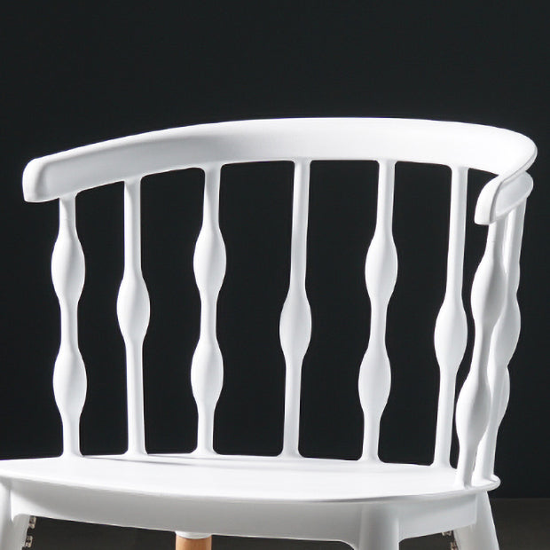 Estilo moderno que cena la silla de madera del brazo lateral del respaldo de la cocina de la silla