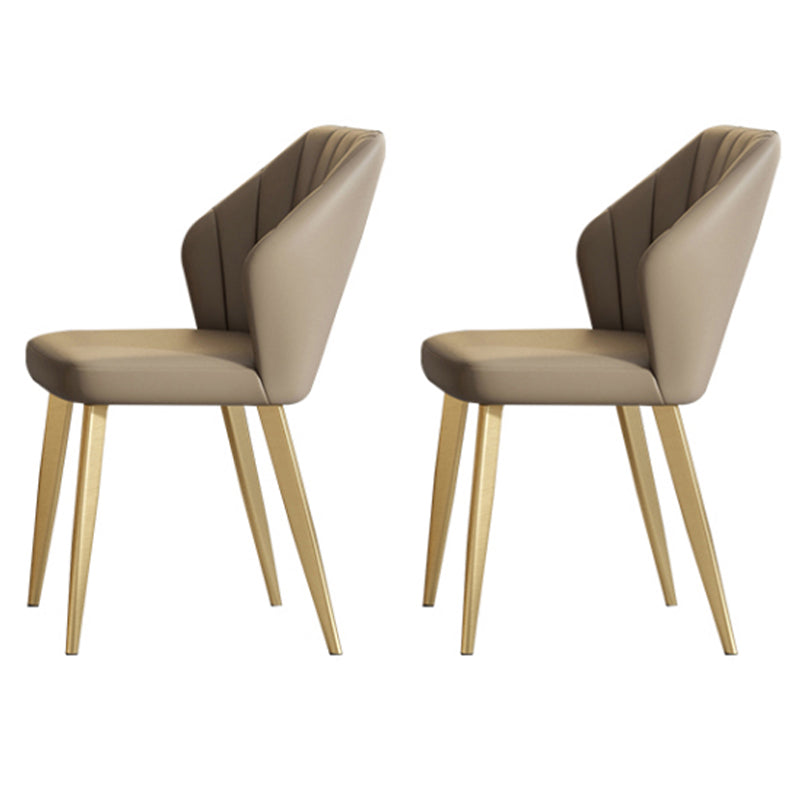 Luxury 1/2/5/6/7 Pieces Dining Set Sintered Stone Dining Table Set with Leather Chairs