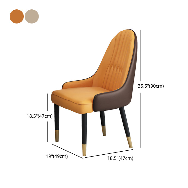 1/2/4/5 PCS Metal Scandinavian Dining Room Ensemble avec table de dinet de table ronde