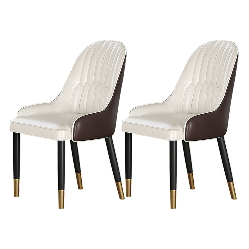 1/2/3/4/5 PCS Metal Glam Glam Dining Room Ensemble avec table ronde